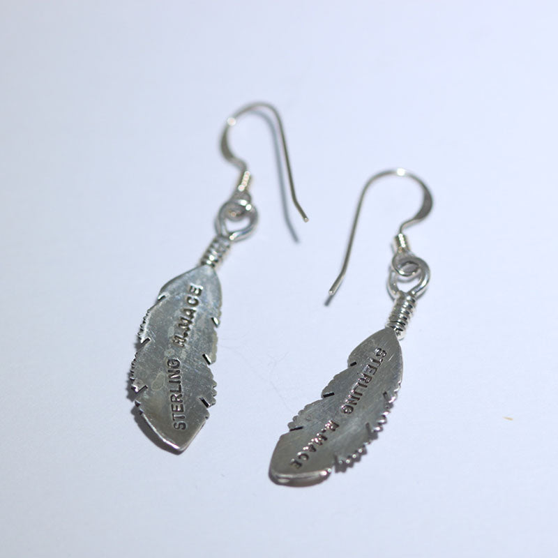 Feather Earring by Harvey Mace
