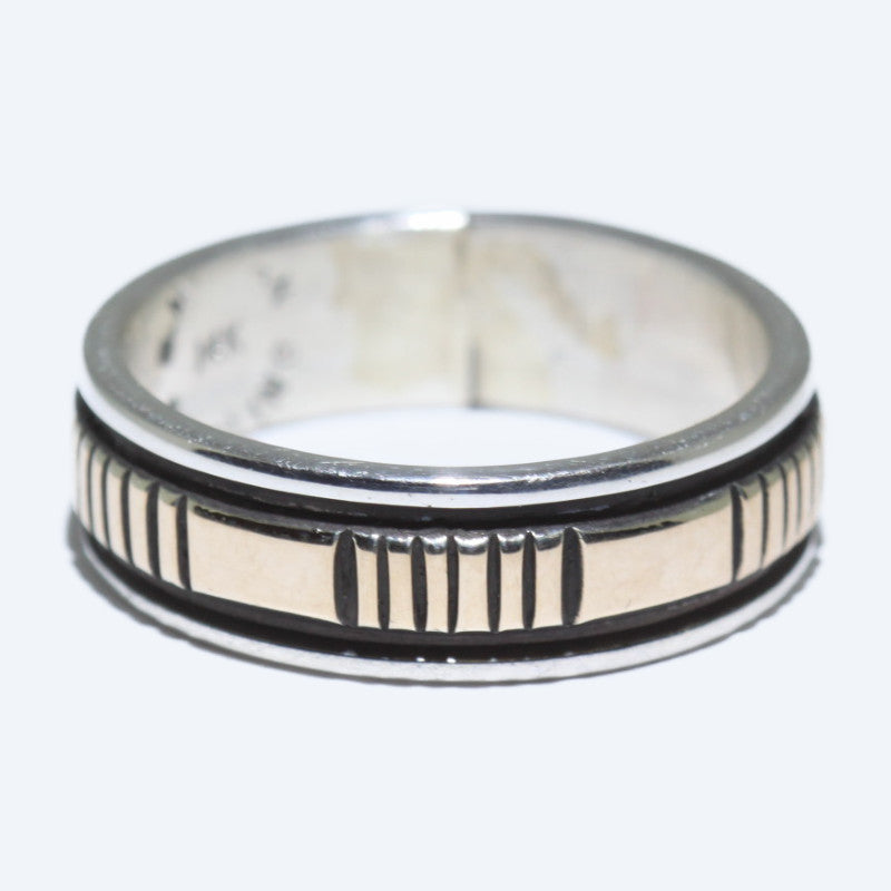 14K & Silver Ring by Bruce Morgan