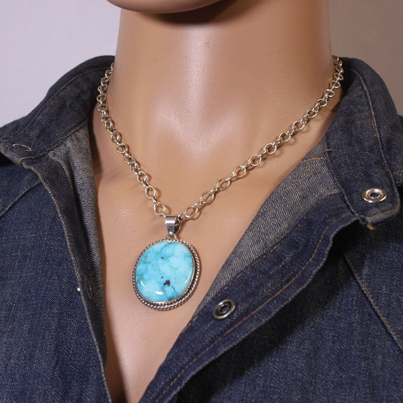 Blue Ridge Pendant by Robin Tsosie