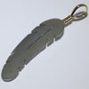 Feather pendant by Harvey Mace (silver or gold)