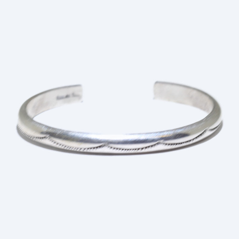 Silver bracelet by Navajo