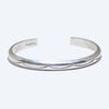 Silver bracelet by Navajo