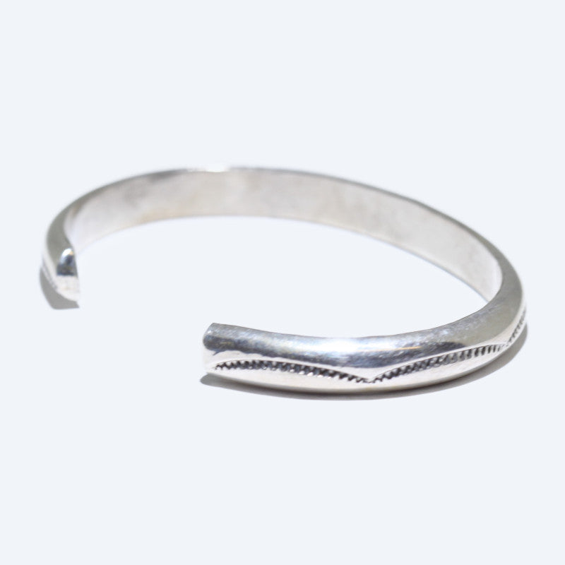 Silver bracelet by Navajo