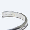 Silver bracelet by Navajo
