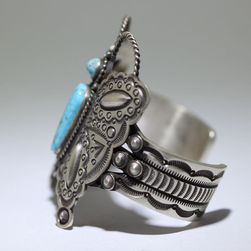 アクセサリー Navajo / HS Herman Smith silver bangle Plata de Santa Fe Jewelry