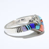 Inlay Ring by Navajo- 7.5
