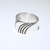 Silver Ring by Steve Yellowhorse size 11