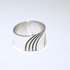 Silver Ring by Steve Yellowhorse size 11