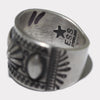 Silver ring by Eddison Smith size 5.5