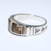 Inlay Ring by Navajo size 13.5