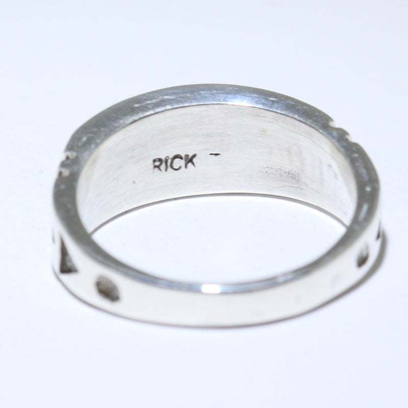Inlay Ring by Navajo size 13.5
