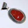 Coral Pendant by Robin Tsosie