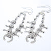 Silver Earrings by Navajo