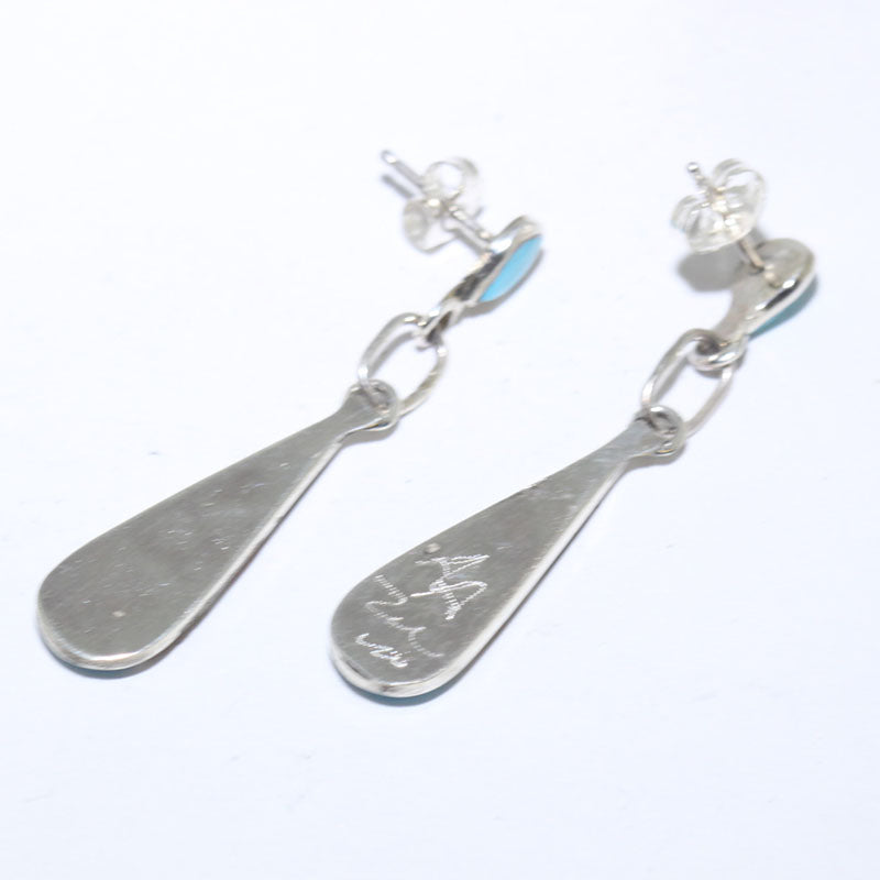 Inlay Earrings by Zuni
