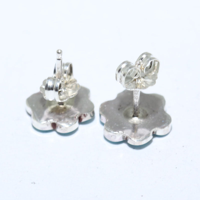 Inlay Earrings by Zuni