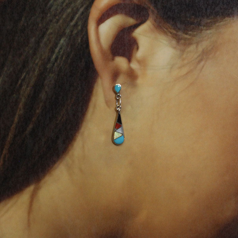 Inlay Earrings by Zuni