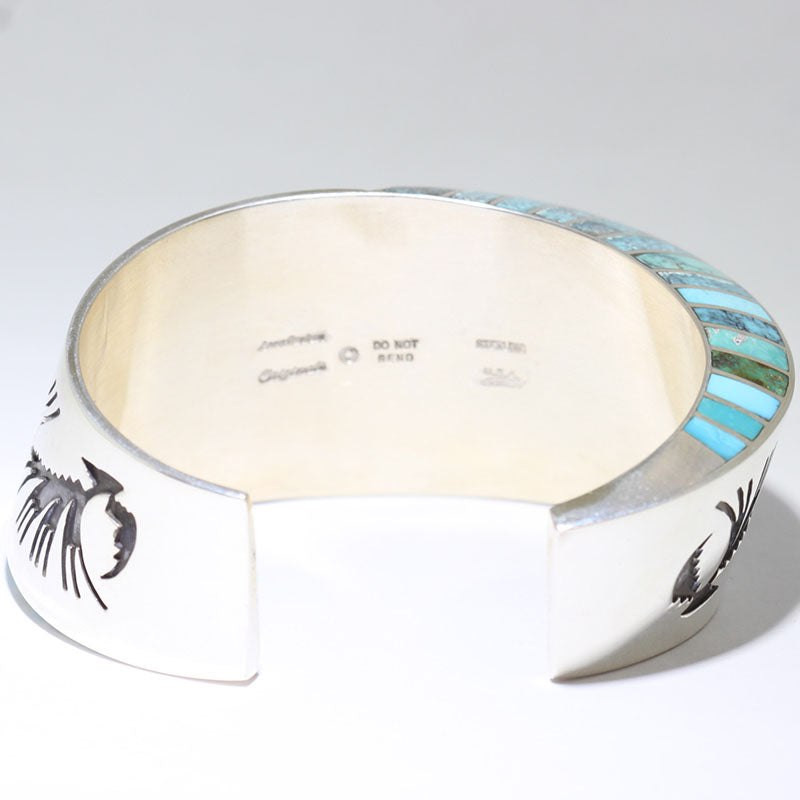 Inlay Bracelet by Lonn Parker 5-1/2"