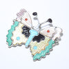 Butterfly inlay pendant by Tamara Pinto