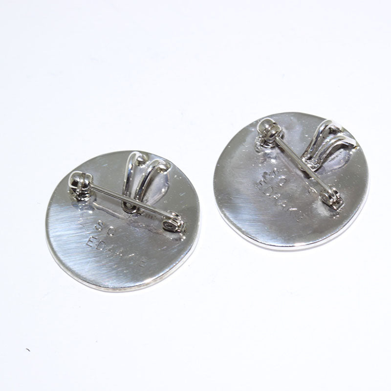 Inlay bird pendant/ pin by zuni