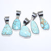Number 8 turqouise pendant by Robin Tsosie