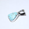 Number 8 turqouise pendant by Robin Tsosie