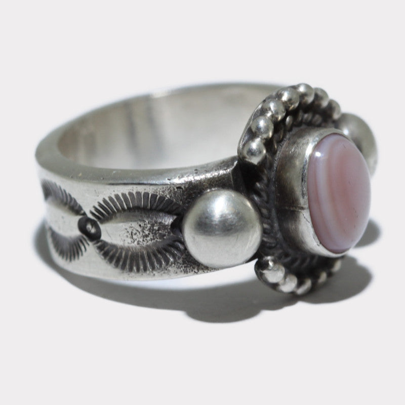 Pink Shell Ring by Herman Smith Jr size 11
