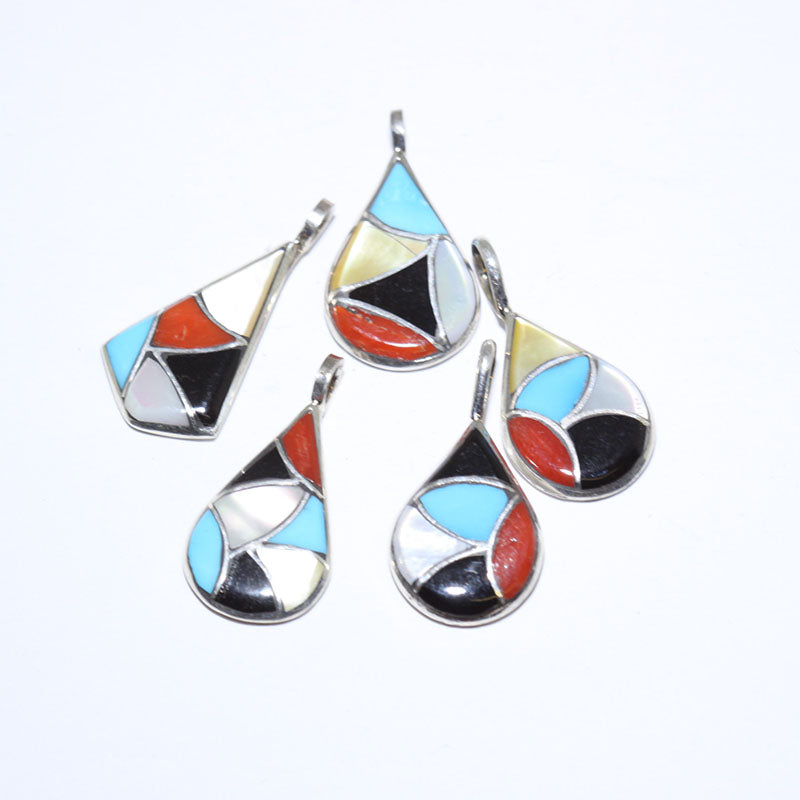 Inlay Pendant by Zuni