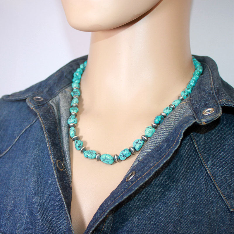 Natural Sonoran Turquoise Necklace