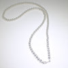 Shiny Navajo Pearl Necklace by Reva Goodluck