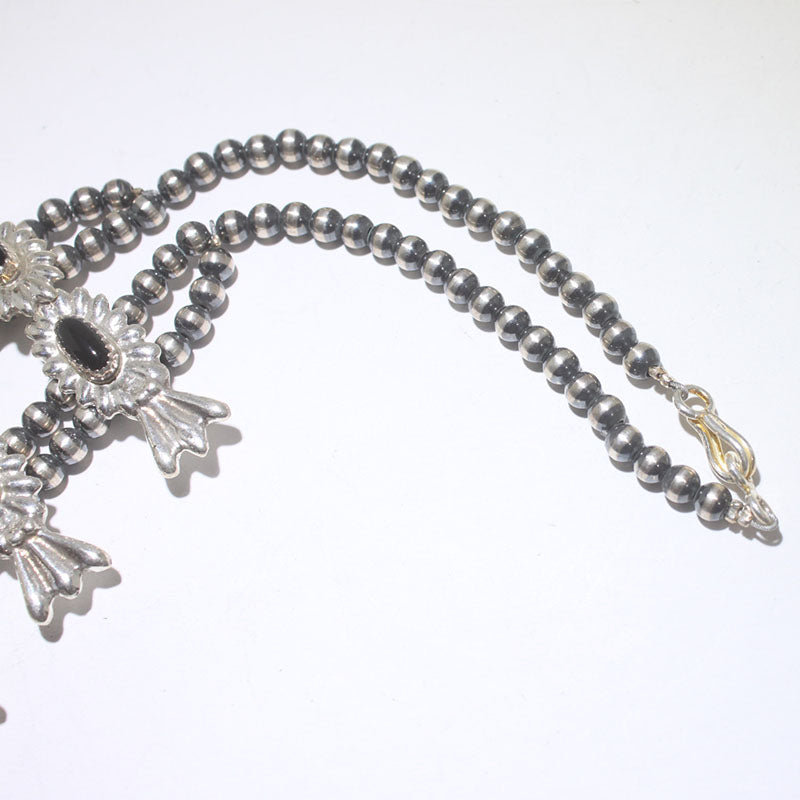 Silver squash blossom neckalace by Navajo