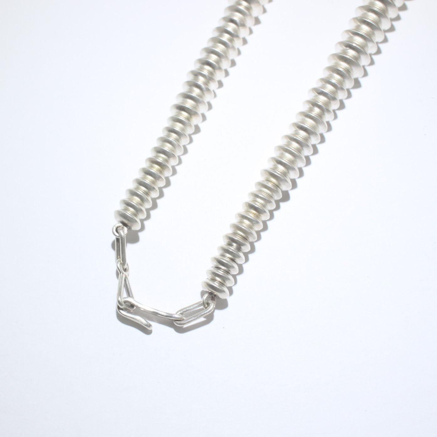 Silver Squash Blossom Necklace by Thomas Jim