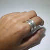 Stamp Ring by Herman Smith Jr size 9