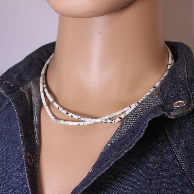 White Buffalo Heshi Necklace