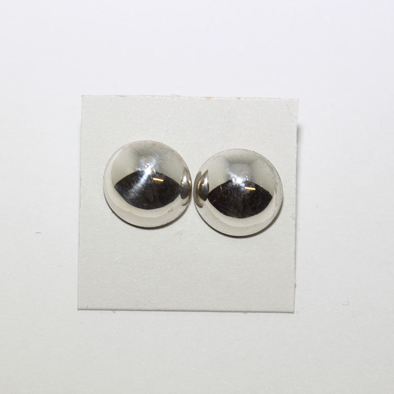 Silver Earrings by Navajo
