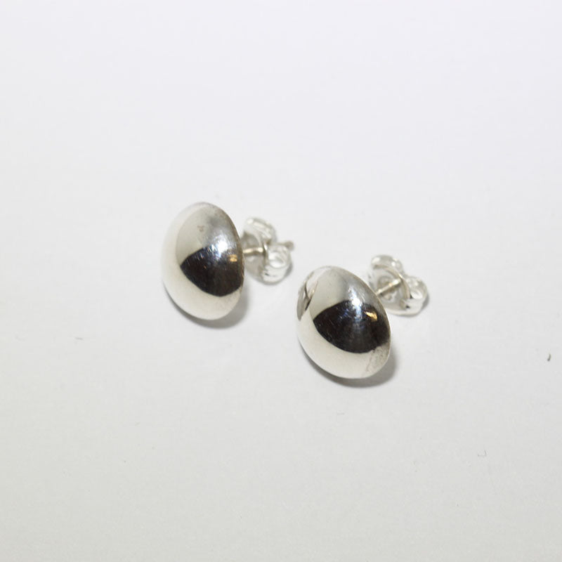 Silver Earrings by Navajo