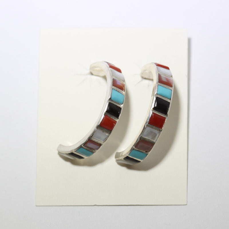 Inlay Earrings by Zuni
