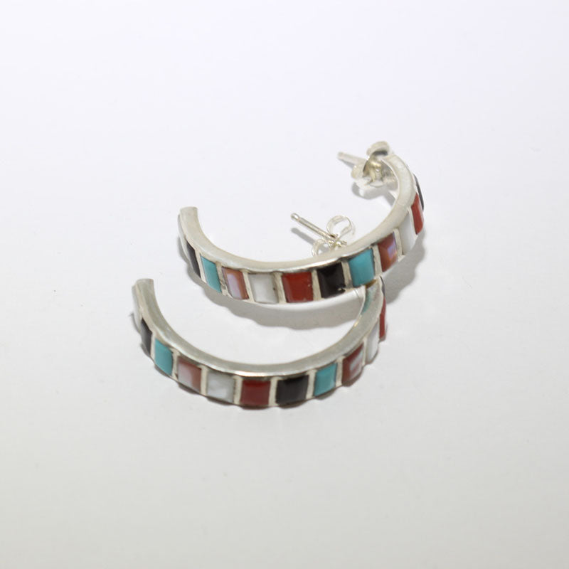 Inlay Earrings by Zuni
