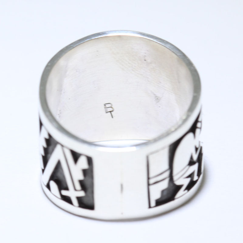 Silver Ring by Berra Tawahongva- 10