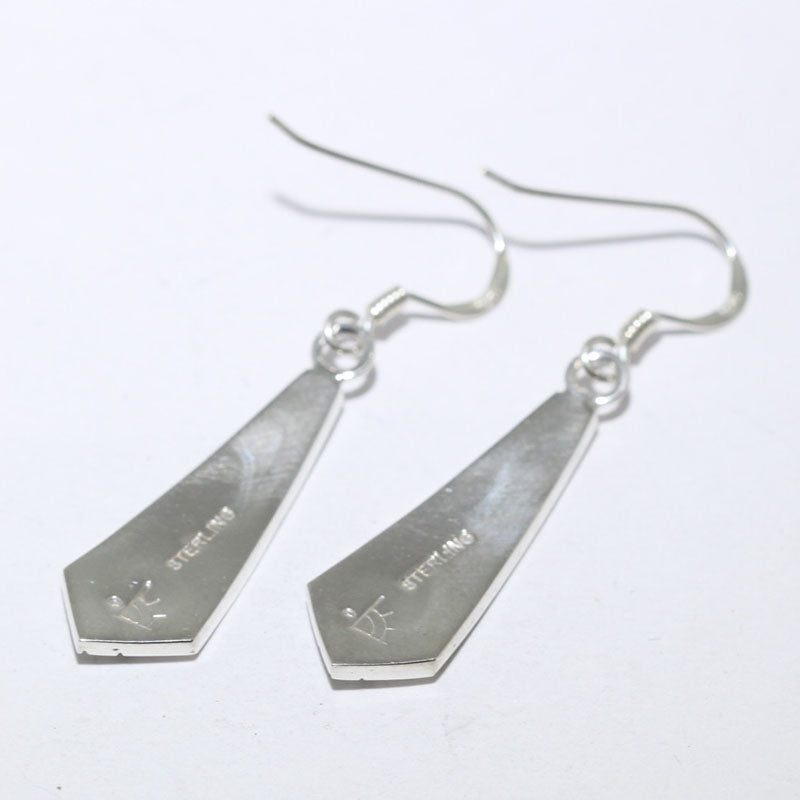 Silver Earrings by Clifton Mowa