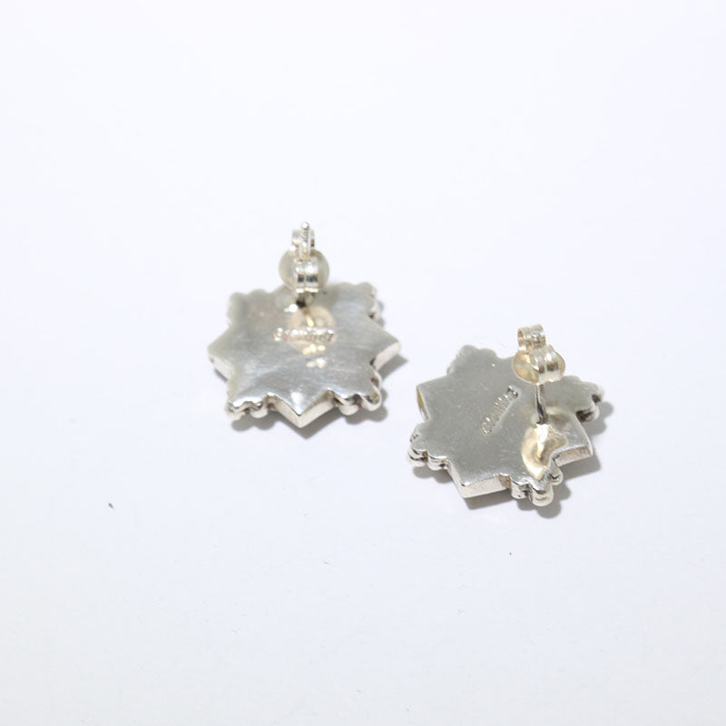 Inlay Earrings by Stone Weaver