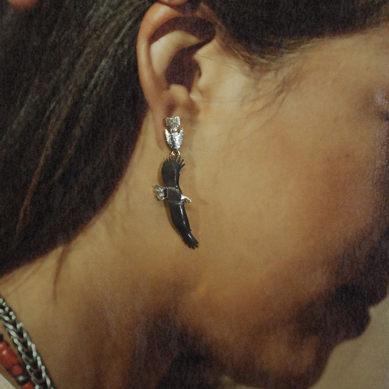 Eagle Earrings by Wil Paul Arviso