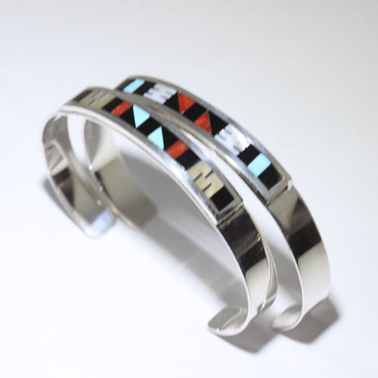 Inlay Bracelet by Zuni 5-3/8