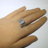 Silver Ring by Norbert Peshlakai- 10.5