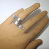 Silver Ring by Aaron Peshlakai- 8