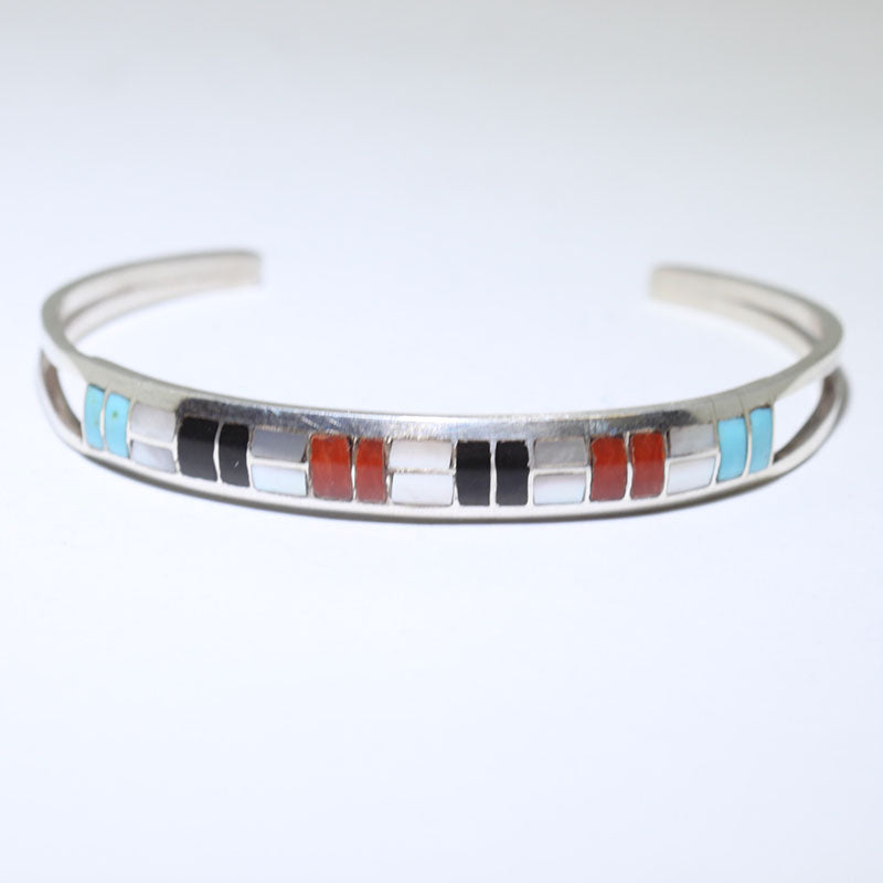 Inlay Bracelet by Zuni 5-1/4"