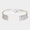 Silver stamp bracelet by Navajo