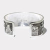Silver stamp bracelet by Navajo