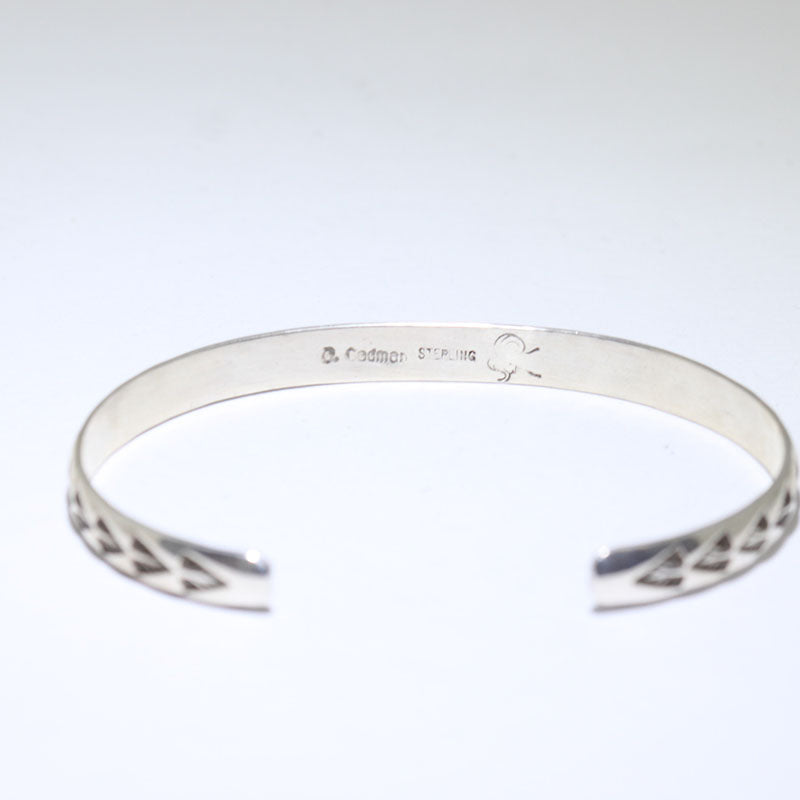 Silver Bracelet by Darrell Cadman 5-5/8"