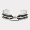 Feather silver bracelet by Herman Smith