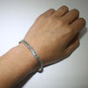 Silver Bracelet by Darrell Cadman 5-5/8"